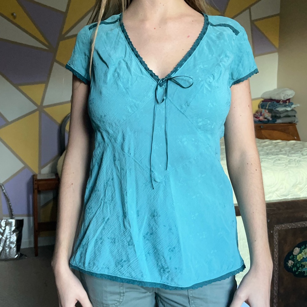 100% silk top